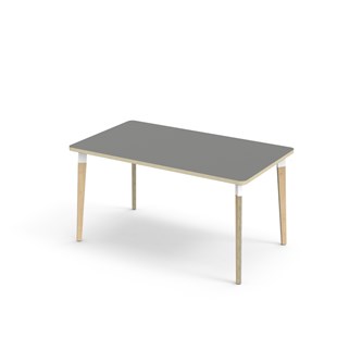 Grow bord HT 140x80 cm hvid manchet