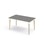 Grow bord HT 140x80 cm hvid manchet
