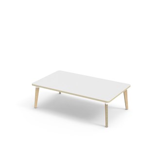 Grow bord HT 140x80 cm hvid manchet