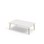 Grow bord HT 140x80 cm hvid manchet