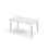 Grow bord HT 140x80 cm hvid manchet