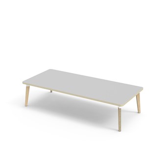 Grow bord laminat 180x80 cm hvid manchet