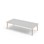 Grow bord laminat 180x80 cm hvid manchet