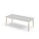 Grow bord laminat 180x80 cm hvid manchet