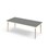 Grow bord laminat 180x80 cm hvid manchet