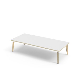 Grow bord laminat 180x80 cm hvid manchet