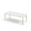 Grow bord laminat 180x80 cm hvid manchet