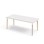 Grow bord laminat 180x80 cm hvid manchet