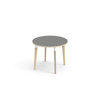 Grow bord laminat Ø90 cm hvid manchet