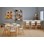 Grow bord HT 180x80 cm hvid manchet
