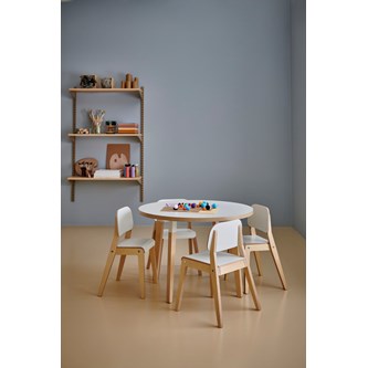 Grow bord HT Ø90 cm hvid manchet