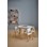 Grow bord HT Ø90 cm hvid manchet