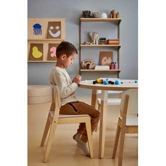 Grow bord HT Ø90 cm hvid manchet