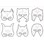 Papmasker superhelte 12 stk.