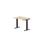Work skrivebord 100x60 cm, sort stel