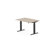 Work skrivebord 120x80 cm, sort stel
