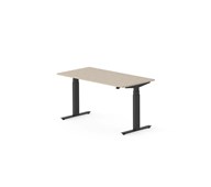 Work skrivebord 140x70 cm, sort stel