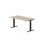 Work skrivebord 160x80 cm, sort stel