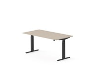 Work skrivebord 160x80 cm, sort stel
