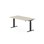 Work skrivebord 160x80 cm, sort stel