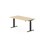 Work skrivebord 160x80 cm, sort stel