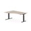 Work skrivebord venstre 180x120 cm, sort stel