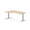Work skrivebord venstre 180x120 cm, sort stel