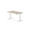 Work skrivebord 140x80 cm, hvidt stel