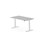 Work skrivebord 140x80 cm, hvidt stel