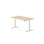 Work skrivebord 140x80 cm, hvidt stel