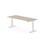 Work skrivebord 200x80 cm, hvidt stel