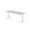 Work skrivebord 200x80 cm, hvidt stel