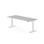 Work skrivebord 200x80 cm, hvidt stel