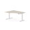 Work skrivebord venstre 160x120 cm, hvidt stel