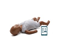Genoplivningsdukke Little Baby QCPR mørk hudtone