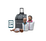 Genoplivningsdukker Little Family QCRP mørk hudtone