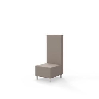 Snake siddemodul 50 med træben, mellemhøj ryg sh 37,5