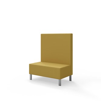 Snake siddemodul 100 med metalben, mellemhøj ryg sh 43