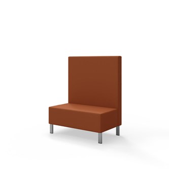 Snake siddemodul 100 med metalben, mellemhøj ryg sh 43