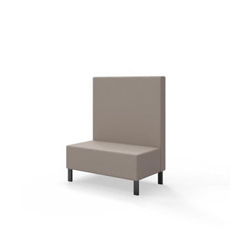 Snake siddemodul 100 med metalben, mellemhøj ryg sh 43