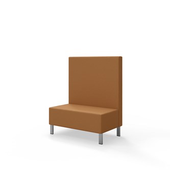 Snake siddemodul 100 med metalben, mellemhøj ryg sh 43