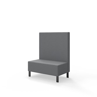 Snake siddemodul 100 med metalben, mellemhøj ryg sh 43