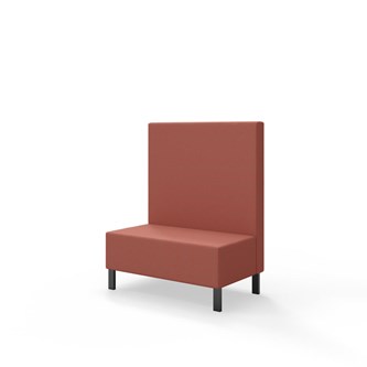 Snake siddemodul 100 med metalben, mellemhøj ryg sh 43