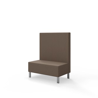 Snake siddemodul 100 med metalben, mellemhøj ryg sh 43