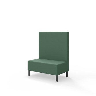 Snake siddemodul 100 med metalben, mellemhøj ryg sh 43