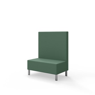 Snake siddemodul 100 med metalben, mellemhøj ryg sh 43