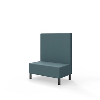 Snake siddemodul 100 med metalben, mellemhøj ryg sh 43