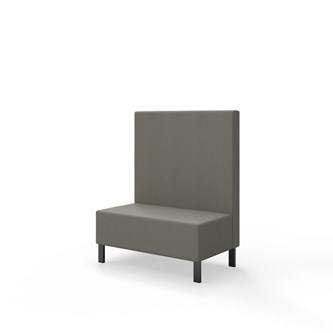 Snake siddemodul 100 med metalben, mellemhøj ryg sh 43