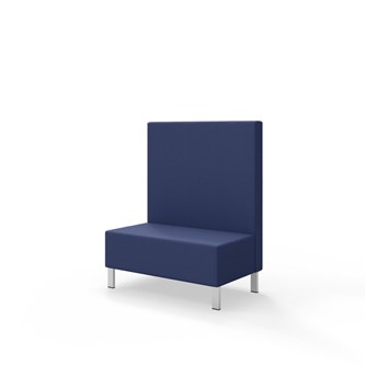 Snake siddemodul 100 med metalben, mellemhøj ryg sh 43