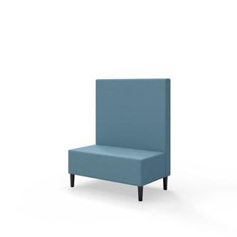 Snake siddemodul 100 med træben, mellemhøj ryg sh 43